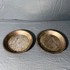 Vintage 1960's - Paul's Pies - Buffalo, NY - Pie Pans